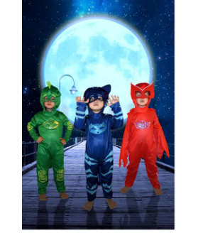 Blue Green Red Boy Girl PJ Masks Costume