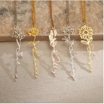 Personalized Dainty Name Necklace