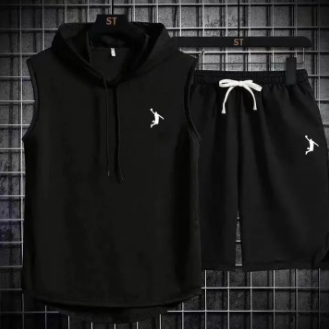 MEN'S SUMMER SLEEVELESS VEST MUSCLE HOODIE